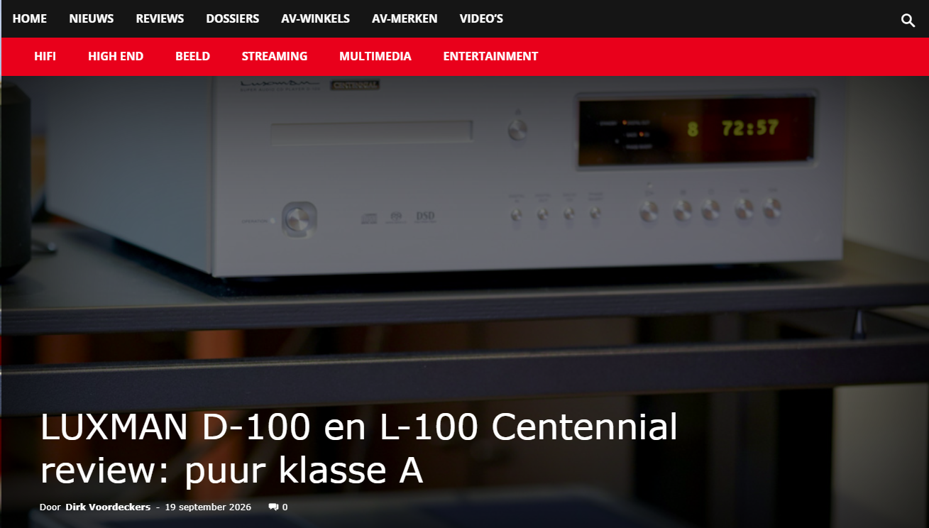 Explore LUXMAN at Walden | High-End Audio/Hi-Fi Shop in Tervuren
